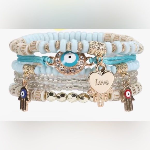Jewelry New Evil Eye Bracelet Set Poshmark
